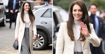 Na oficiálnu návštevu si obliekla kúsok za 20 eur. Kate Middleton opäť svojím outfitom vyvolala rozruch