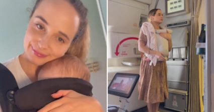 Žena sa v lietadle snažila utíšiť bábätko, video vyvolalo vlnu kritiky. Neuveríte, čo sa ľuďom nepáčilo