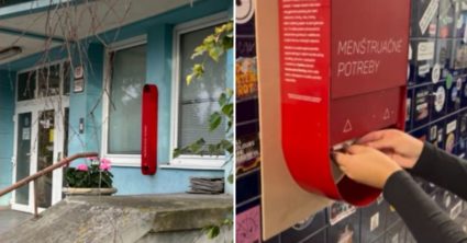 V Bratislave pribudli menštruačné skrinky. Takto bude mať prístup k hygienickým pomôckam každá žena