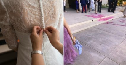 Svokra zaplatila, aby jej budúcu nevestu počas svadby obliali farbou. Úplne jej zničila šaty